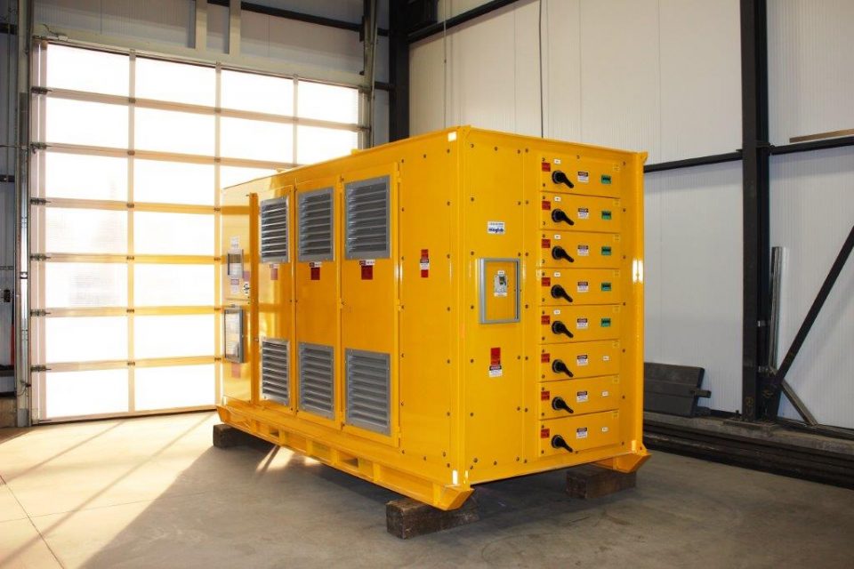 mobile electrical substation