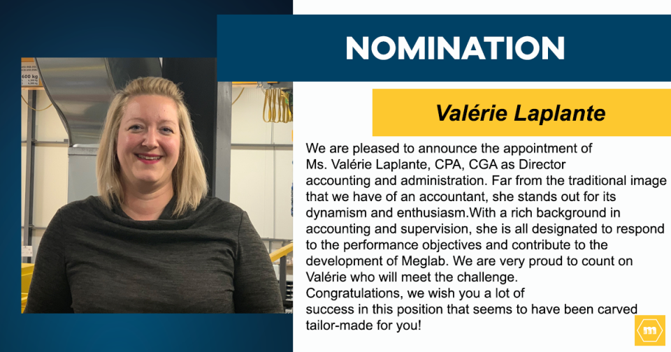 Valerie Laplante nomination